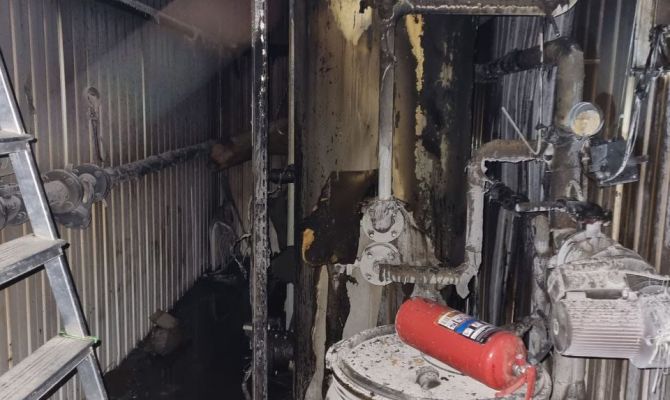 Названа предварительная причина пожара в «Спаре» на проспекте Ленина в Туле