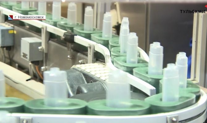 В Новомосковске наладили производство антисептиков