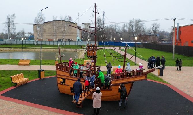 За 220 миллионов рублей пустырь в Донском превратили в уникальную зону отдыха