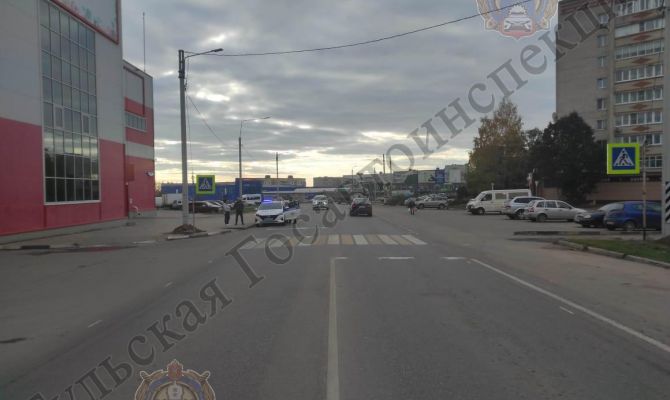 В Алексине сбили на переходе 93-летнюю бабушку