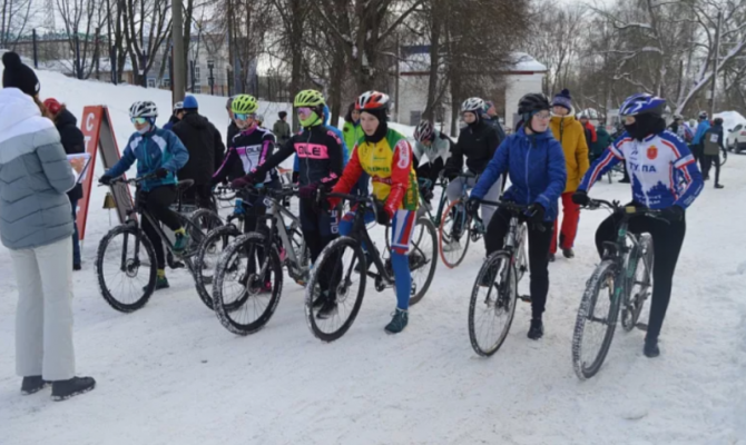 В Туле пройдет первенство области по зимнему велокроссу