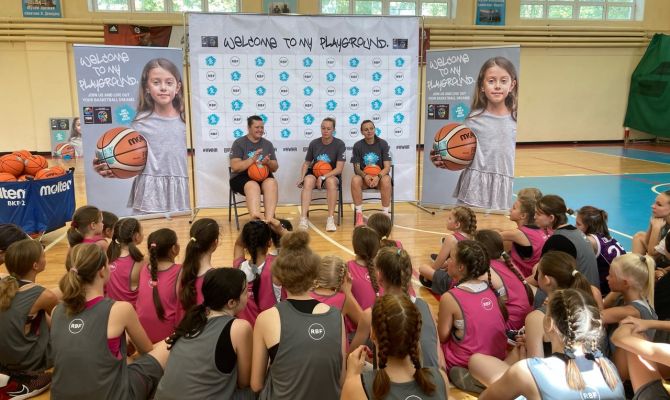 В Туле прошёл мастер-класс от Олимпийской чемпионки по баскетболу