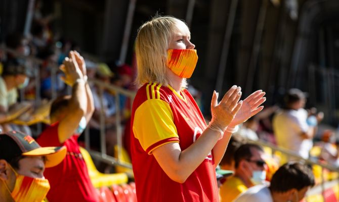  Тульский "Арсенал" отправился на перерыв с преимуществом в счете и с отличным настроением