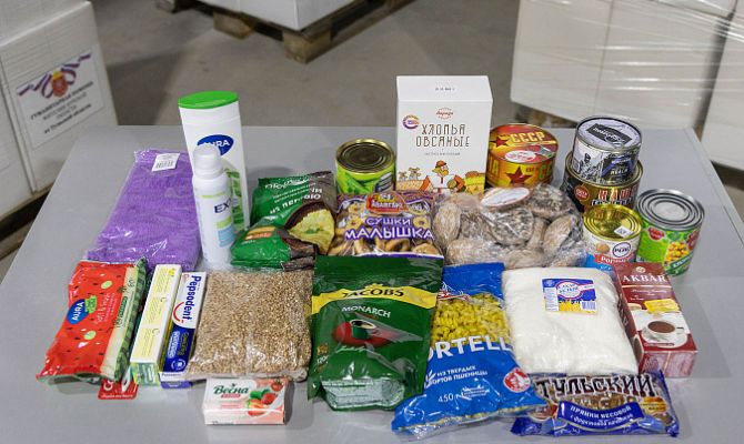 Туляки отправили в Курск очередную крупную партию гуманитарной помощи