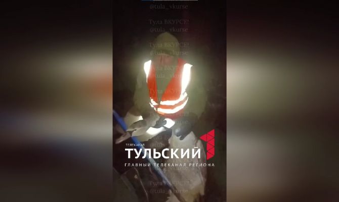 В Тульской области спасли примерзшего ко льду лебедя