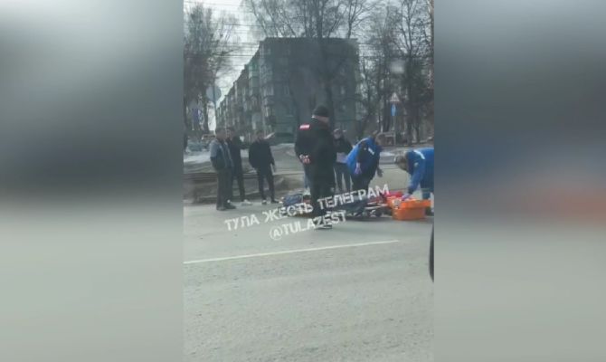В Туле на улице Металлургов 18-летний парень без прав сбил пешехода