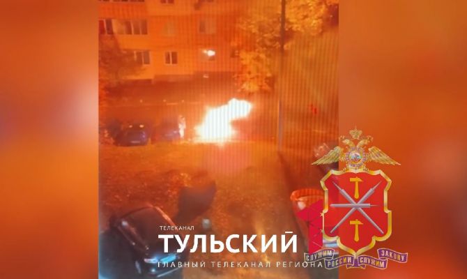 Житель Новомосковска поджег машину обидчика его сожительницы