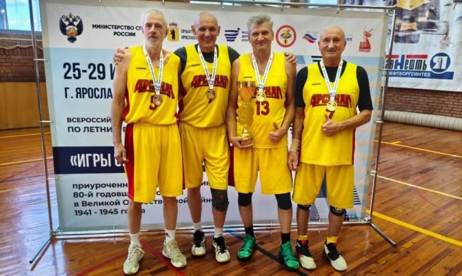 Тульские баскетболисты-любители завоевали медали на соревнованиях по летним видам спорта