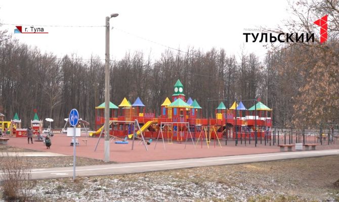 В Баташевском саду Тулы оборудуют зону отдыха