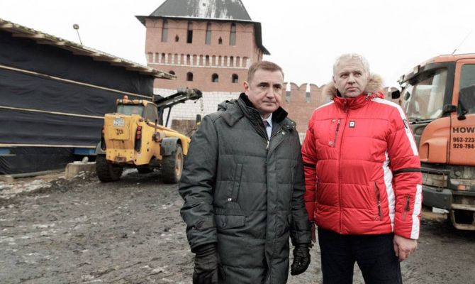 Строительство набережной Упы: Алексей Дюмин проконтролировал ход работ