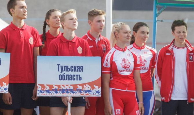Тульские велосипедисты завоевали первые медали в финале летней спартакиады