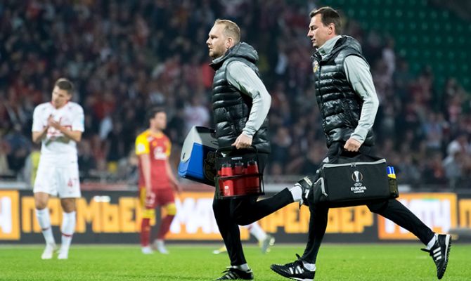 Без контакта и с тестами на COVID: тульский «Арсенал» возобновил тренировки