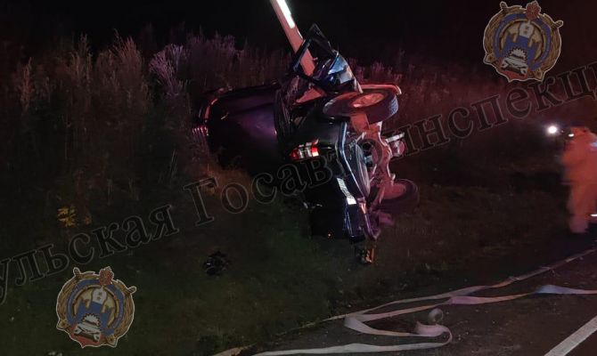 В Тульской области водитель Ford Ranger скончался на месте ДТП