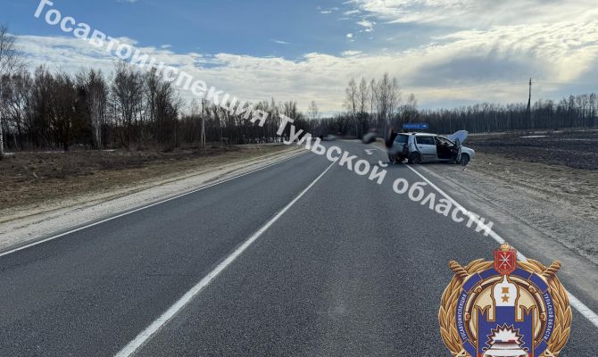 24-летний молодой человек выехал на встречку и устроил ДТП под Тулой