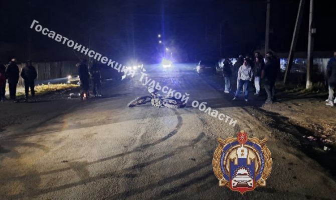 15-летний мотоциклист сбил мужчину в Богородицке