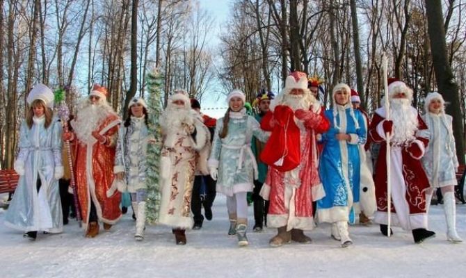 В Туле прошла битва Дедов Морозов. ФОТО