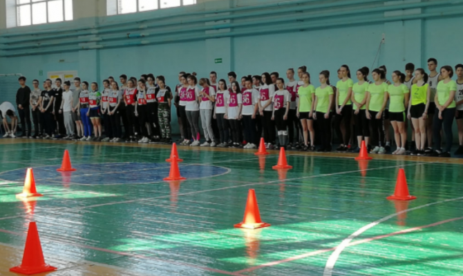 Тульские школьники приняли участие в «Президентских спортивных играх»