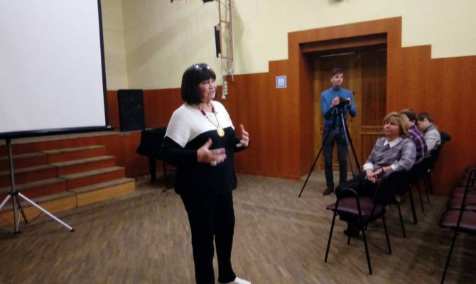 Актриса Лариса Лужина встретилась с тульскими студентами