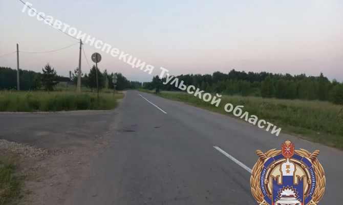 В Киреевском районе 16-летний подросток на питбайке попал в ДТП 