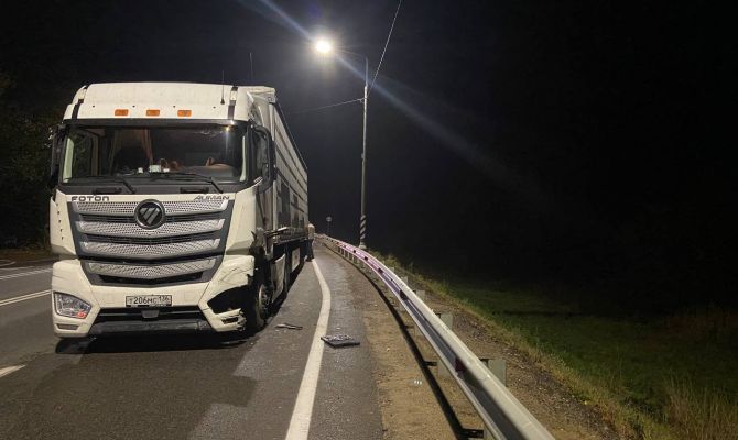 В Богородицком районе пьяный водитель легковушки попал в ДТП с грузовиком