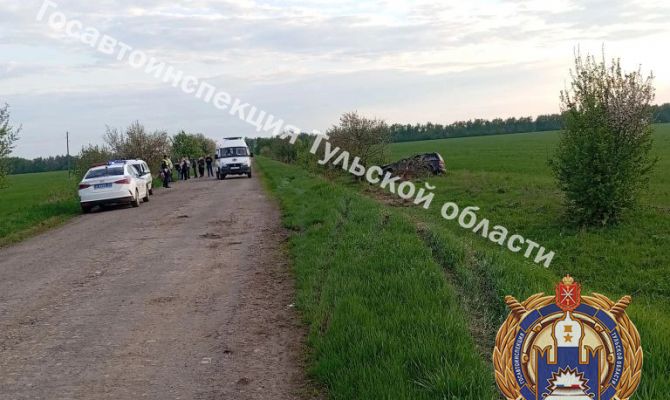В Богородицке 51-летняя женщина на иномарке улетела в кювет