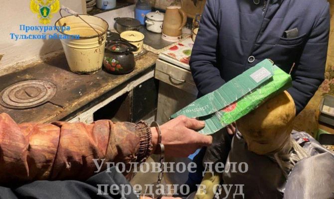 Пенсионер из Богородицка убил сожительницу доской за злоупотребление алкоголем