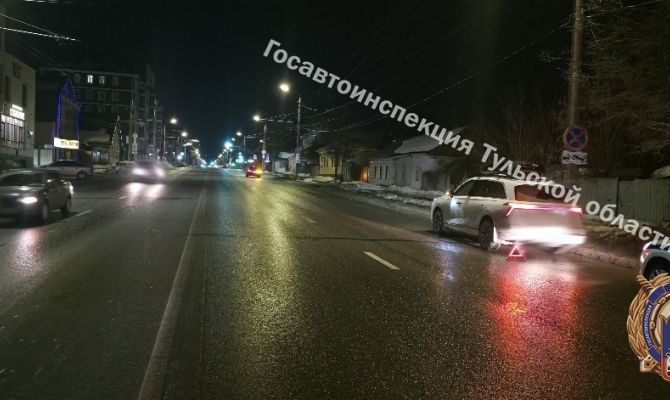 89-летнего пенсионера сбили на улице Болдина в Туле