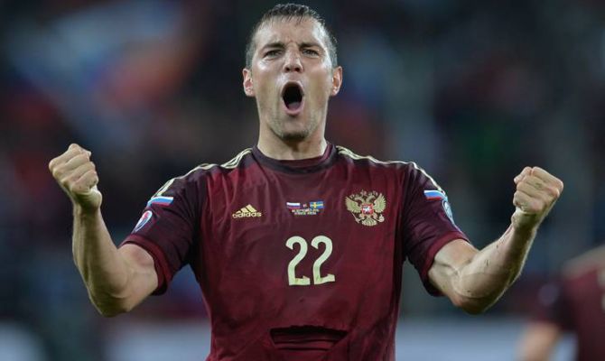 Дзюба вошел в состав сборной России