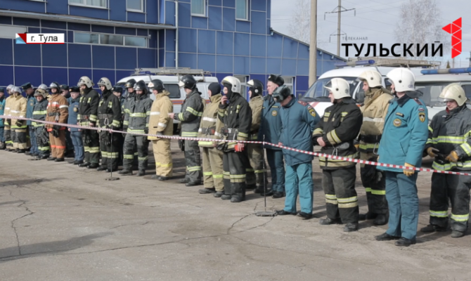 Спасатели Тульской области боролись за звание лучших по спасению людей в ДТП