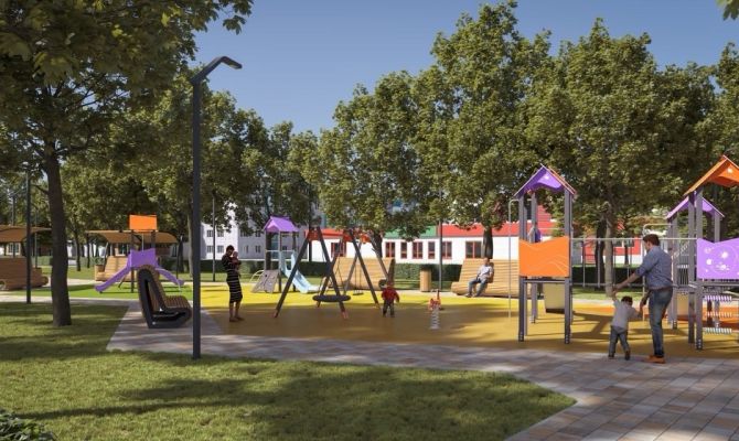 Жителям Новомосковска представили проект сквера 239-й стрелковой дивизии