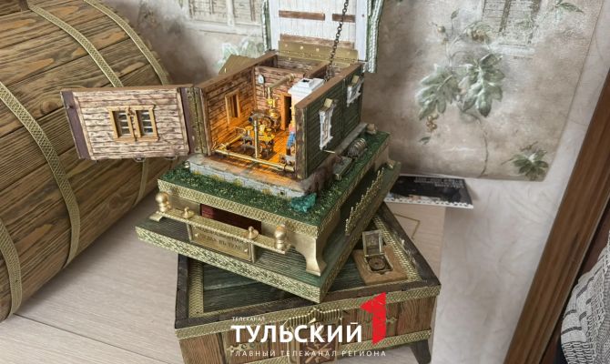 Туляк воссоздал копию водоразборной будки начала XX века