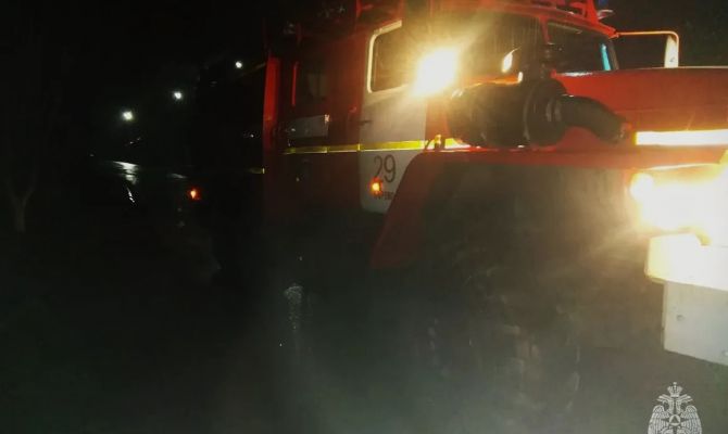 В Ефремове из горящего дома спасли 5 человек