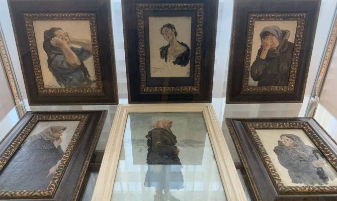 В Туле открылась выставка картин П.Н. Крылова, вдохновленных Зоей Космодемьянской