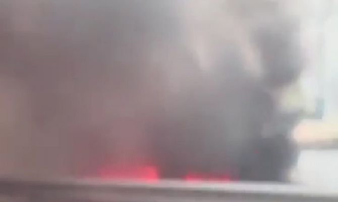 В Подмосковье сгорела фура с произведенными в Узловой автомобилями Haval