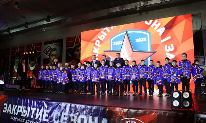 Воспитанники тульской хоккейной академии имени Бориса Михайлова завершили сезон