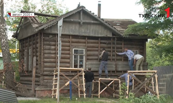Восстановление единственной в Туле водоразборной будки вышло на финишную прямую