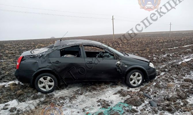 В Чернском районе три человека пострадали в ДТП-перевертыше
