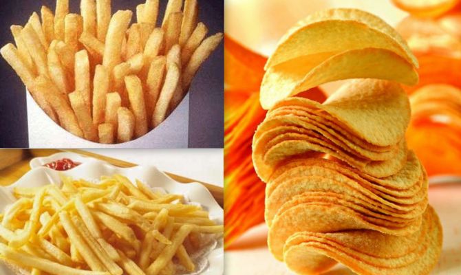 Эксперты рассказали об опасности «фри» и чипсов
