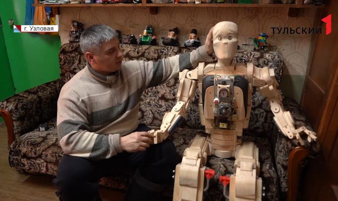 «Папа Карло» из Узловского района создает произведения искусства из обычного дерева