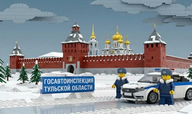 Полицейские из Тулы перенеслись в мир конструктора LEGO