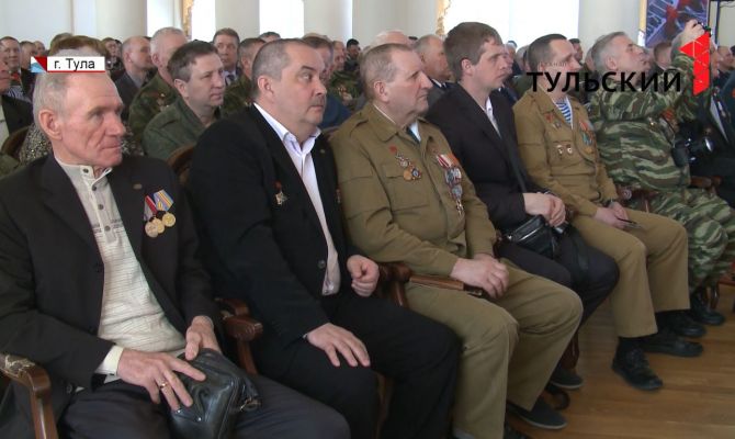 В Туле ветеранам боевых действий вручили медали к 30-летию вывода войск из Афганистана