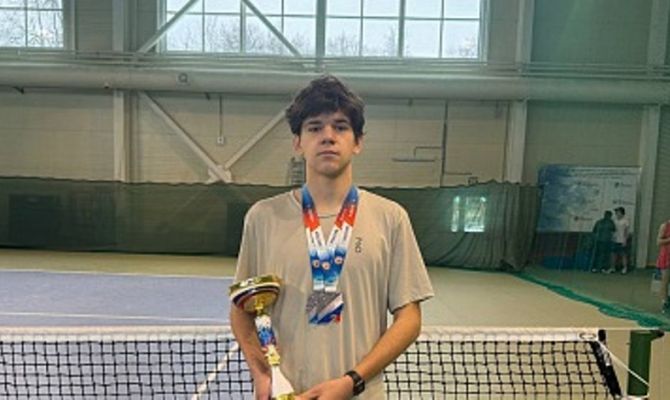 Туляк завоевал серебро на первенстве Центральной России по теннису