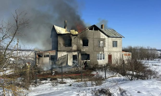 При пожаре в деревне Крутое под Тулой погибла женщина