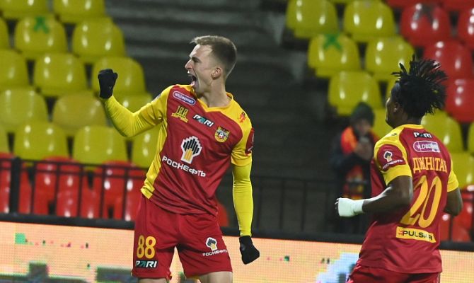 Тульский "Арсенал" одержал победу над "Кубанью" со счетом 3:1