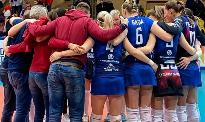 В финале плей-офф Высшей лиге «А» волейбольная «Тулица» сыграет без зрителей