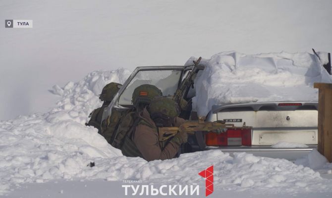 Спецназ Росгвардии в Туле отразил атаку террористов на учениях