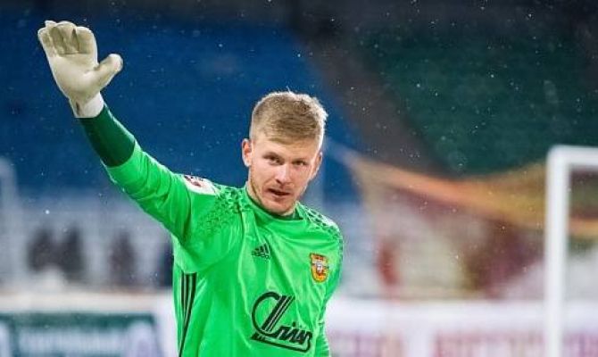 Голкипер Левашов продлил контракт с тульским "Арсеналом"