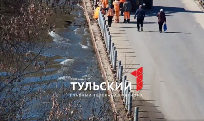 В Чекалине готовятся к подтоплению моста