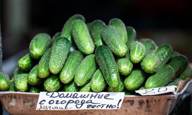 За неделю в Тульской области подорожали огурцы и спички