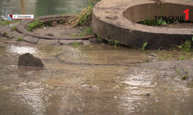 В Узловой составили протокол о правонарушении на маму упавшей в яму девочки 